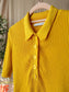 Ivy & Oak rib poloshirt sunshine yellow