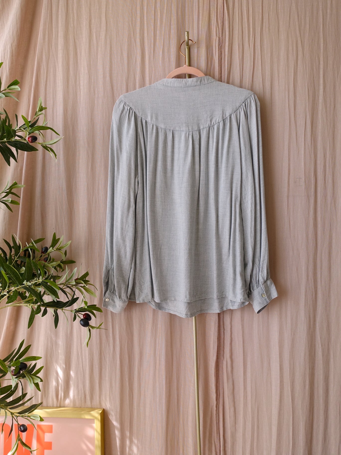 JC Sophie soft visco blouse silver grey
