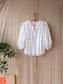 JC Sophie loose fit cotton blouse white