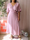 J.C. Sophie daphne cupro jurk blush