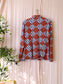 Jane Lushka travel quality floral blouse
