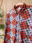 Jane Lushka travel quality floral blouse