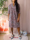 Jane Lushka travel quality leopard print jurk