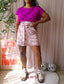 Jane Lushka travel quality tee magenta