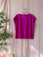 Jane Lushka travel quality tee magenta