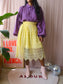 Josh V Jenney midi rok daisy yellow