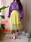 Josh V Jenney midi rok daisy yellow