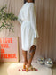 Josh V romee classic jurk off white