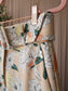 Josh V penelope peony flower bohemian pants nude