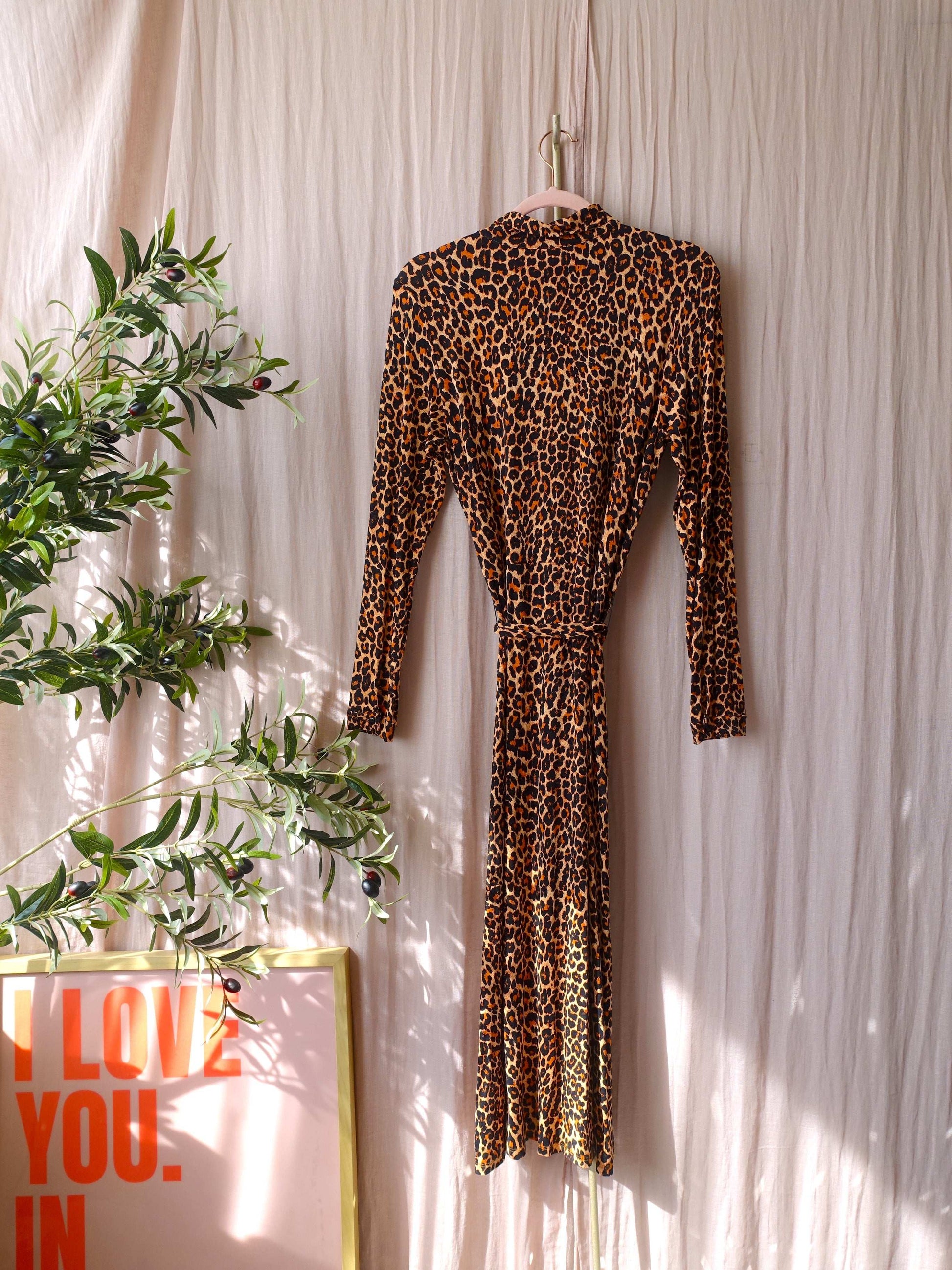 Juffrouw Jansen leopard blousejurk miep