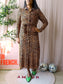 Juffrouw Jansen leopard blousejurk miep
