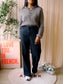 Jumper1234 100% Cashmere hoodie greige taupe