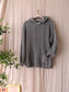 Jumper1234 100% Cashmere hoodie greige taupe