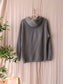 Jumper1234 100% Cashmere hoodie greige taupe