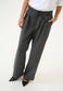 Karen By Simonsen solid straight fit pants charcoal