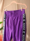 Karl Kani OG tape trackpants violet