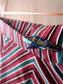 King Louie juno midi rok graphic stripe bordeaux