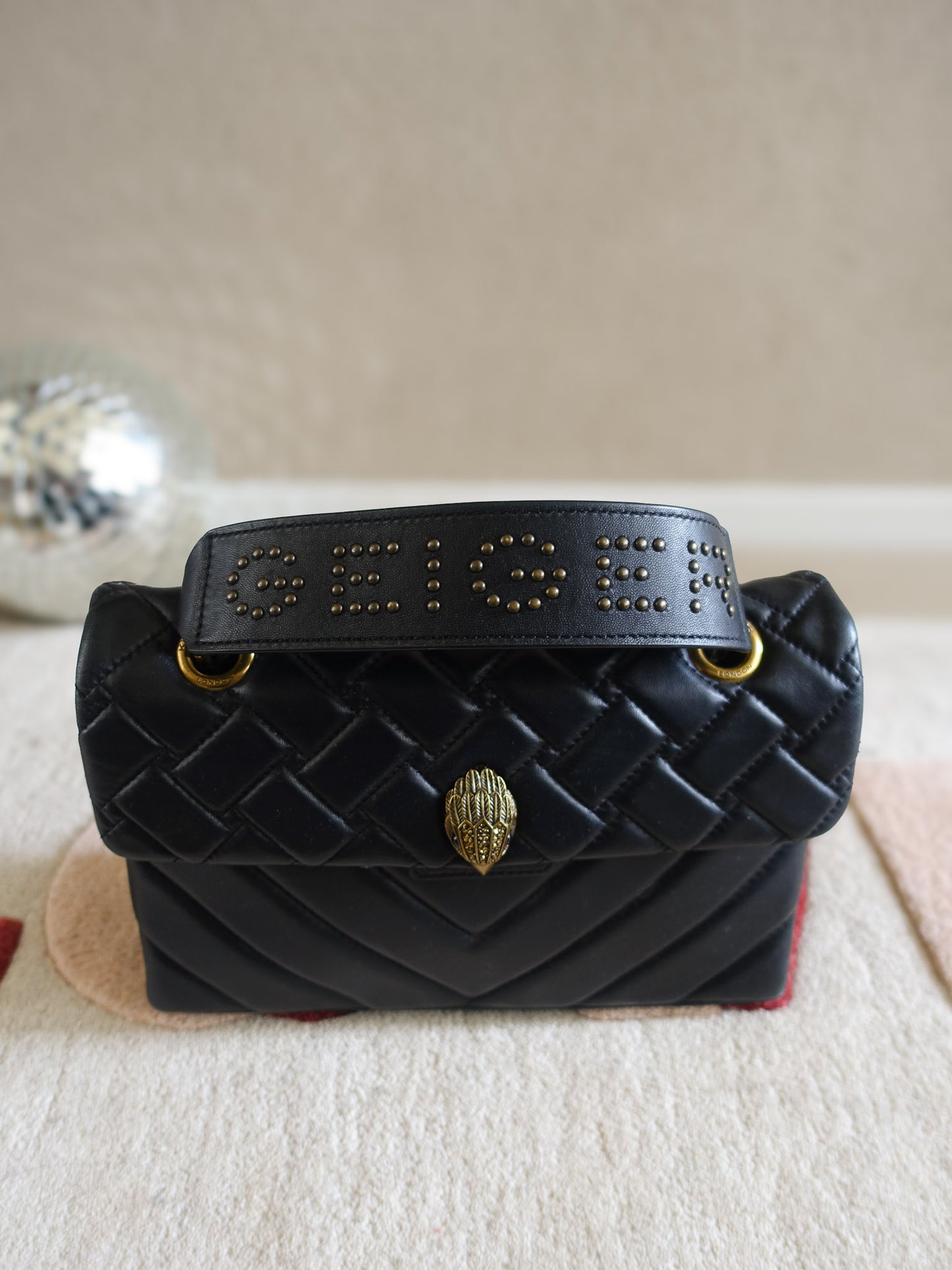 Kurt Geiger Kensington exclusive leather bag black