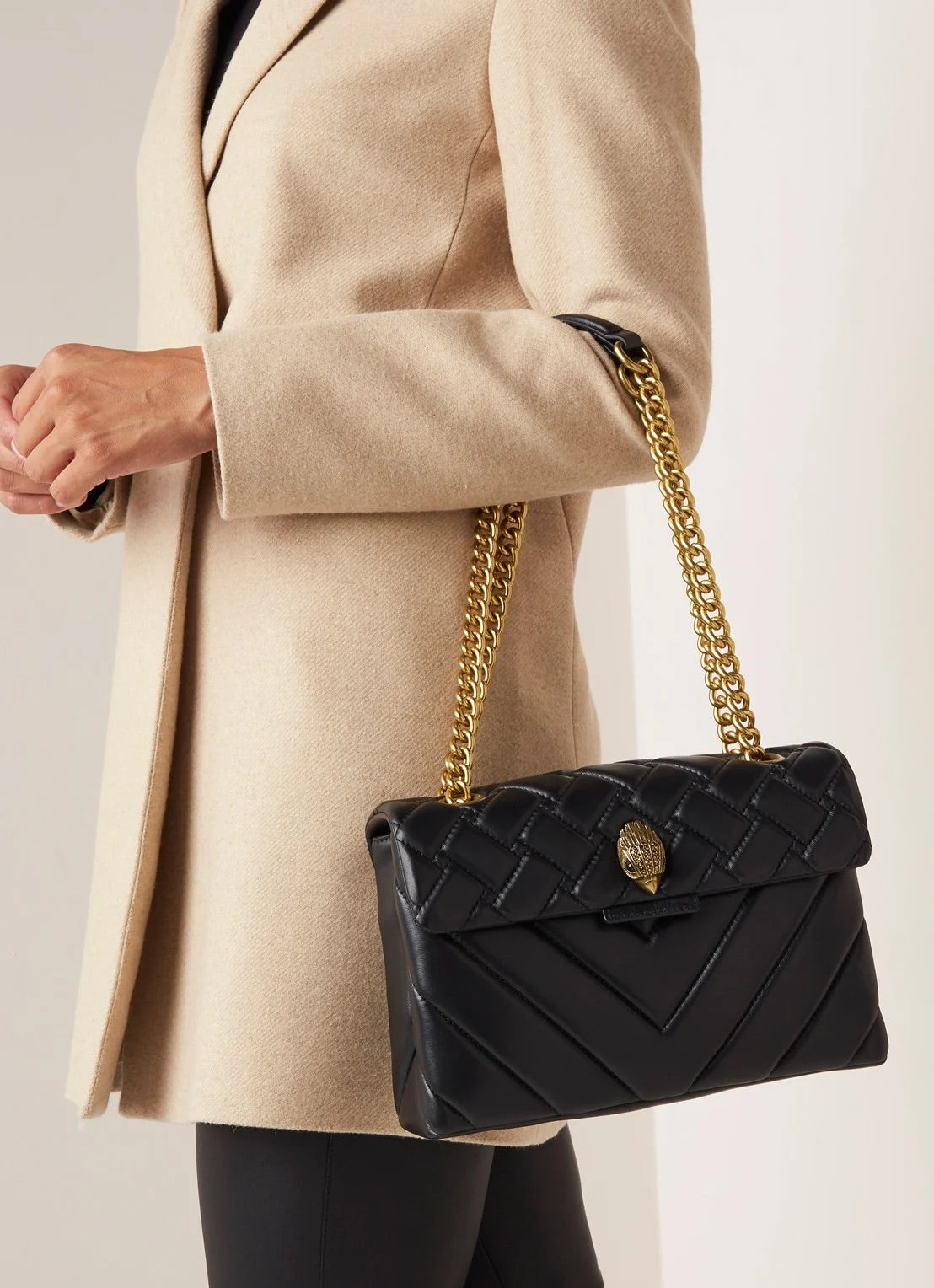 Kurt Geiger Kensington exclusive leather bag black