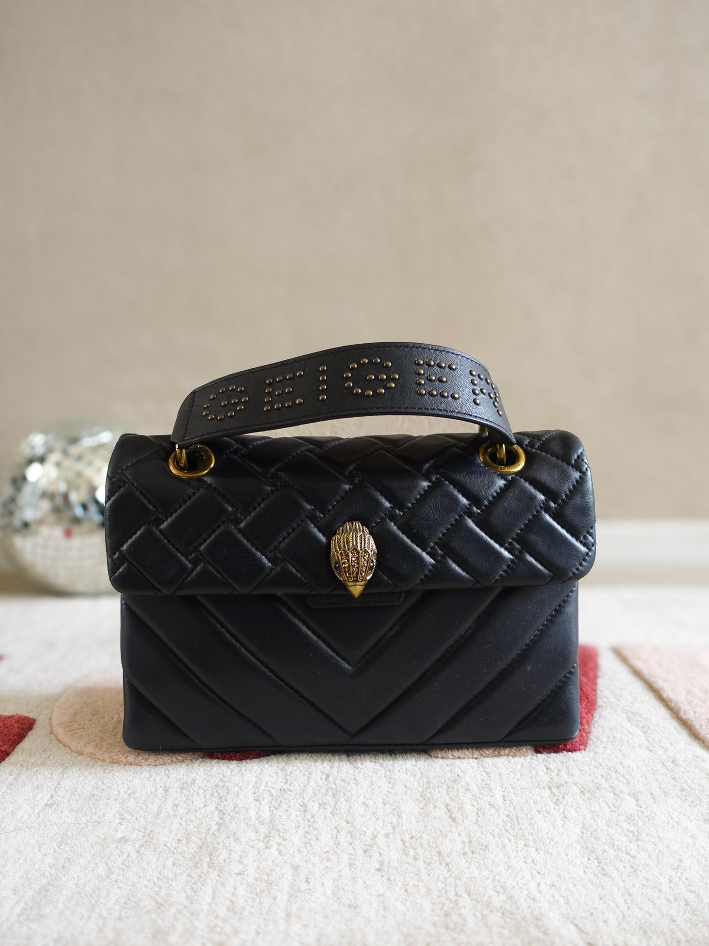 Kurt Geiger Kensington exclusive leather bag black