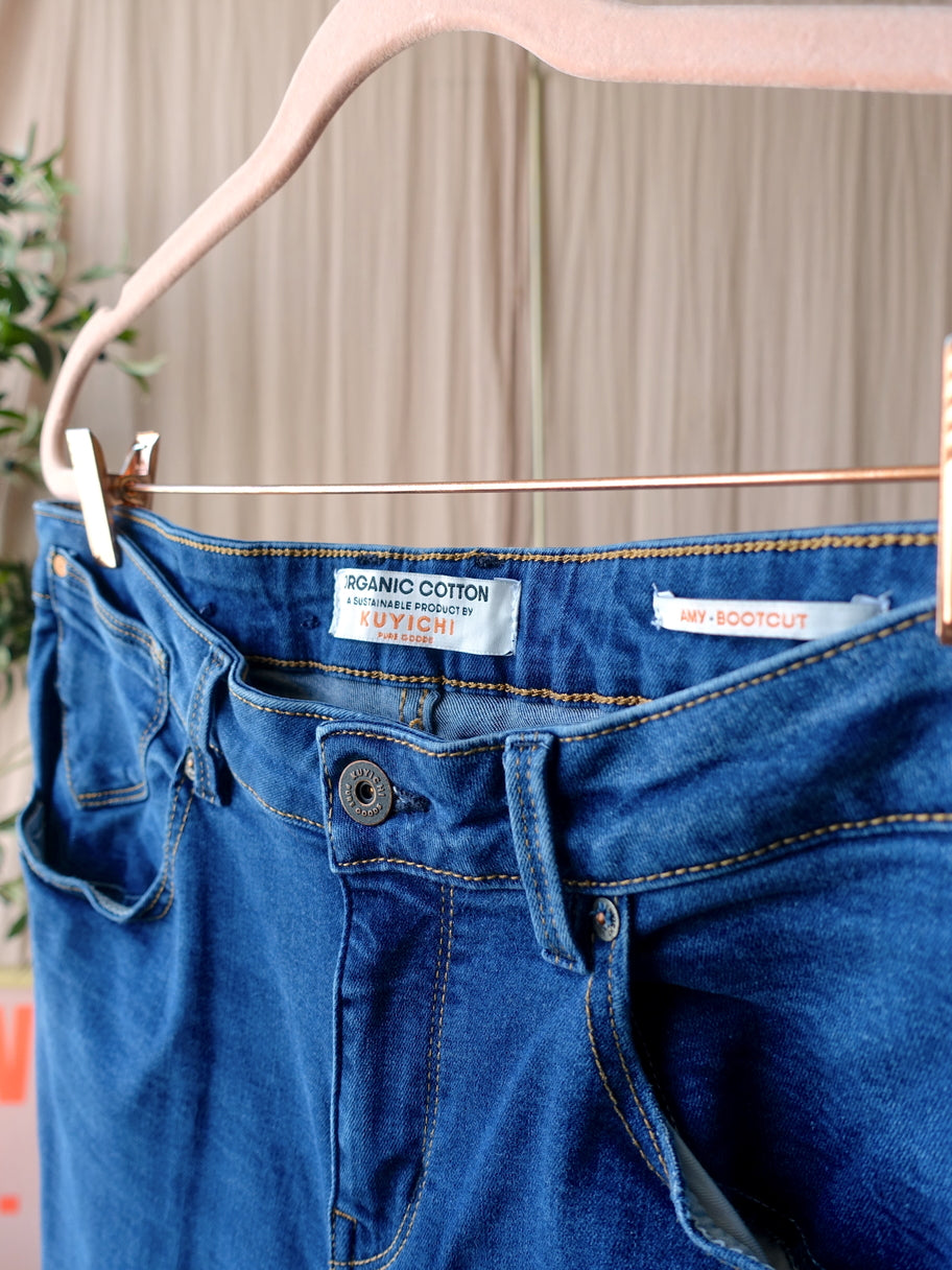 Kuyichi amy bootcut jeans dark denim