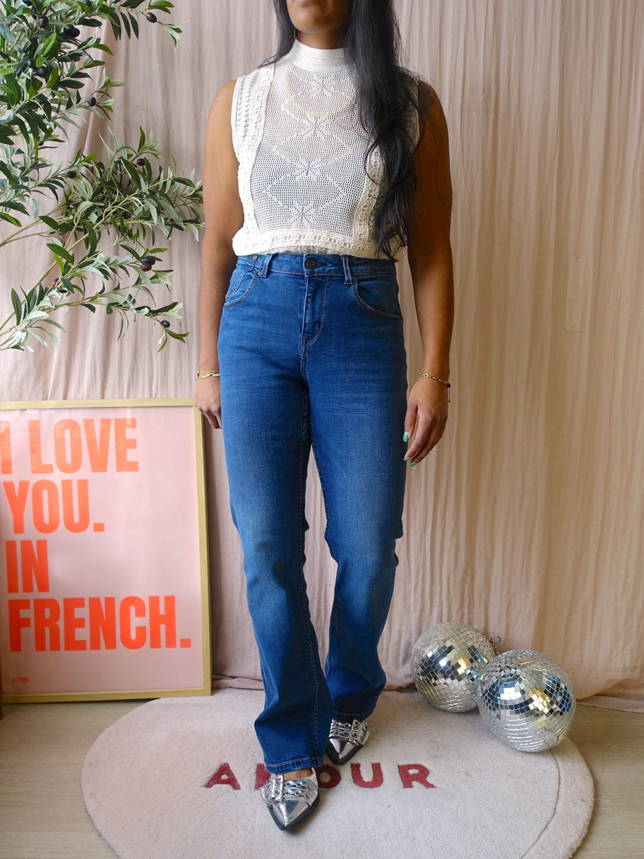 Kuyichi amy bootcut jeans dark denim