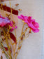 Zijden boeket luxury rozenbottel & klaproos