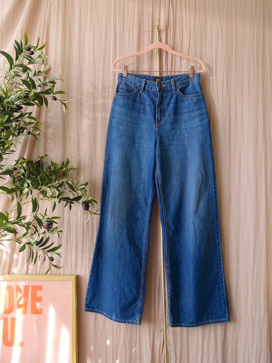 LEE Stella high waist wide leg jeans dye star