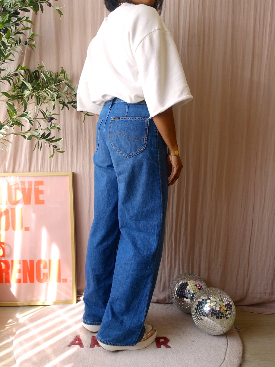 LEE Stella high waist wide leg jeans dye star