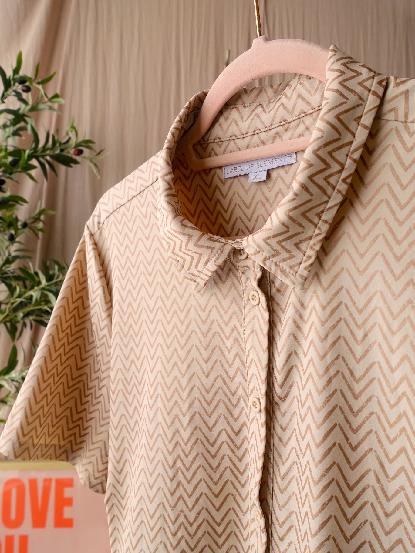 Label Of Elements travel quality jurk ivory cream