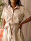 Label Of Elements travel quality jurk ivory cream