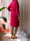 LaDress by Simone travelstof jurk bordeaux