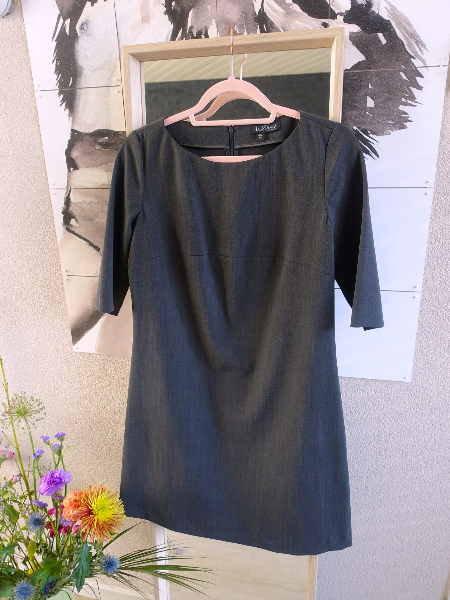 LaDress the classy jurk platinum grey