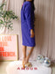 LaDress premium travel quality jurk violet indigo