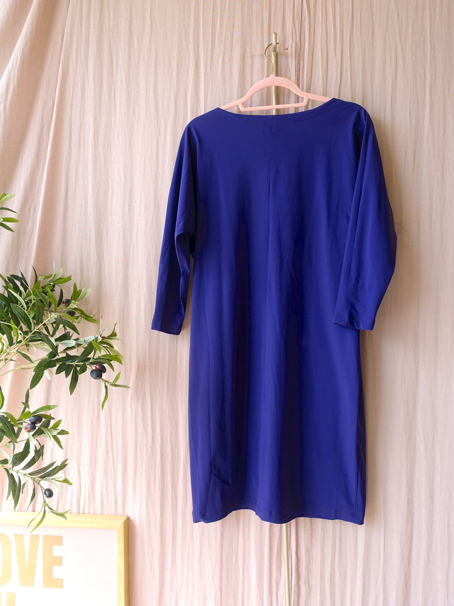 LaDress premium travel quality jurk violet indigo