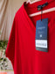 LaDress liz lightweight travel quality top haute red