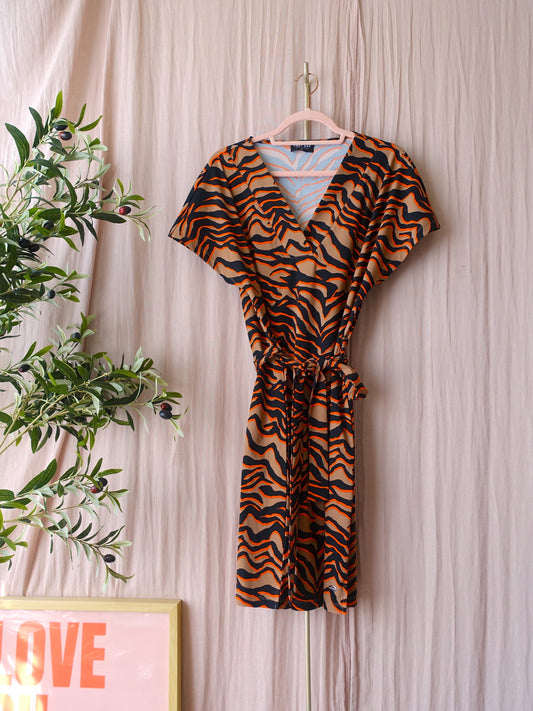 Lady Day travelstof eden zebra sunrise jurk