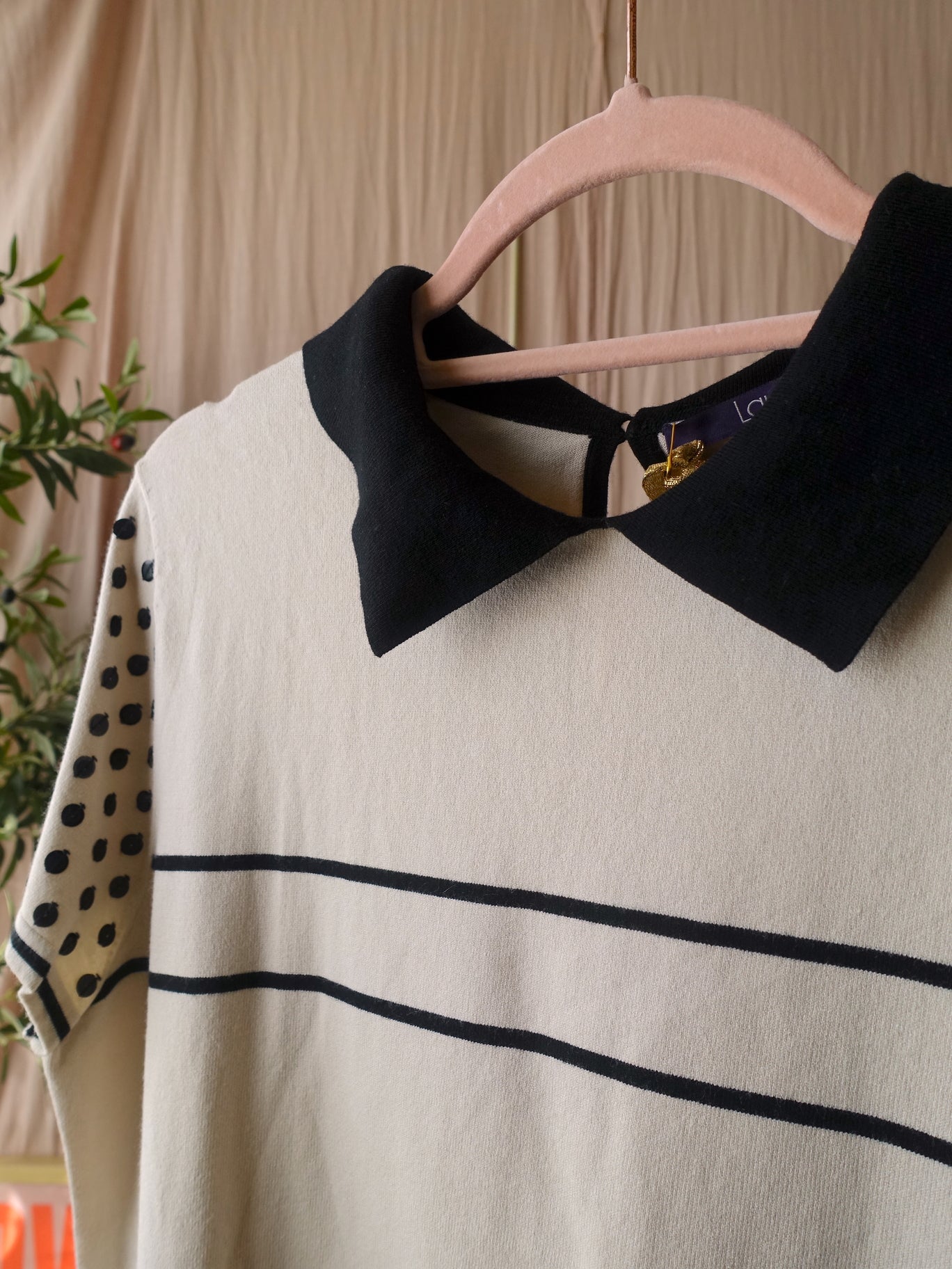 Laurèl unique embellished fine knit tee