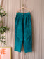 Laurèl Vintage one-of-a-kind leather pants deep teal
