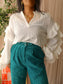 Refined Department Chloe ruffle top wit