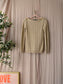 Lauren Ralph Lauren cable knit golden beige
