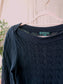 Lauren Ralph Lauren cable knit zwart
