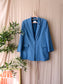 Le Grand Sud longer length blazer baby blue