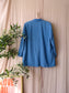 Le Grand Sud longer length blazer baby blue