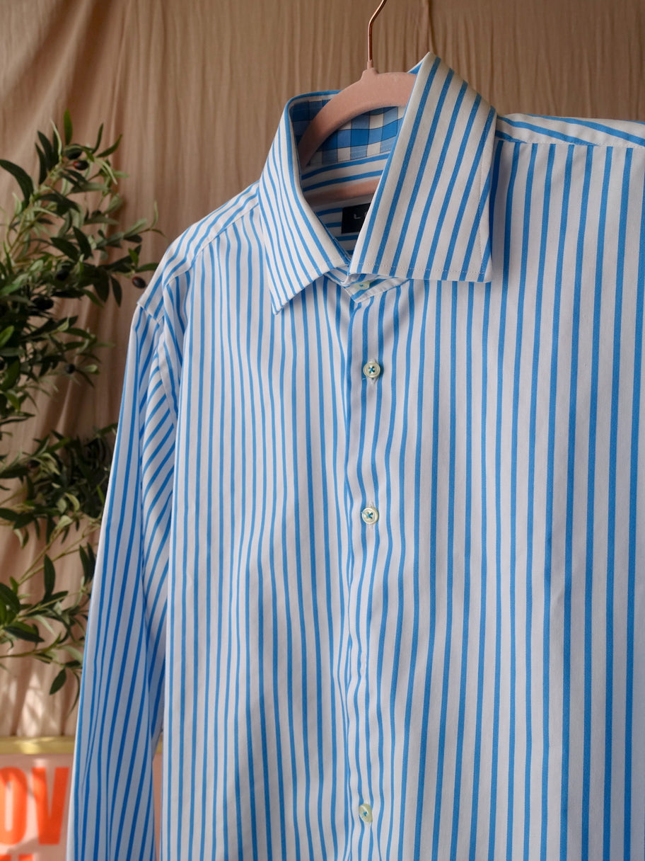 Ledûb classic but oversized striped shirt