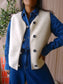 Levete Room the bouclé waistcoat ecru