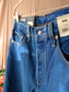 Levi's 501 original cropped classic indigo