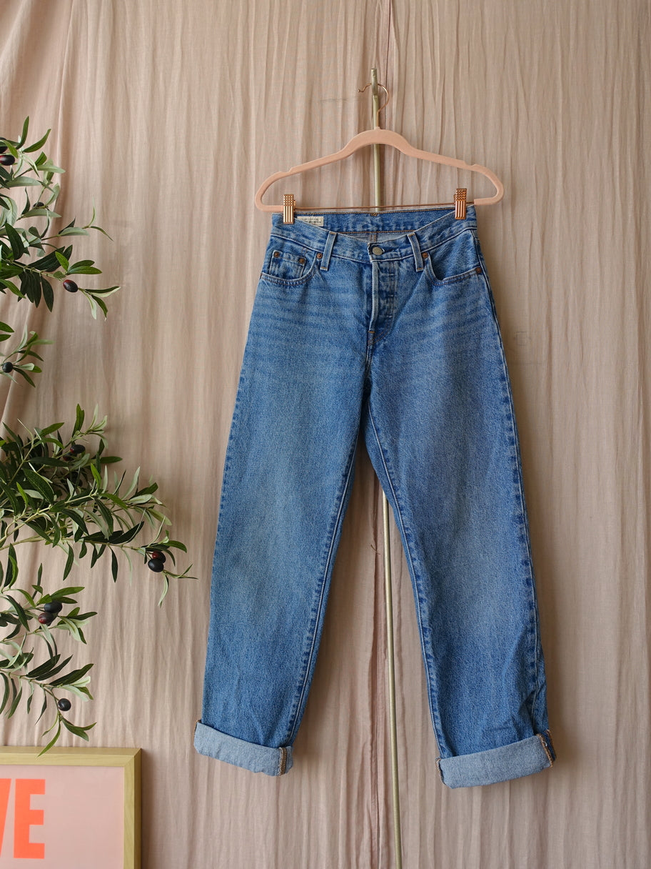 Levi's 501 original high waist mediumstone