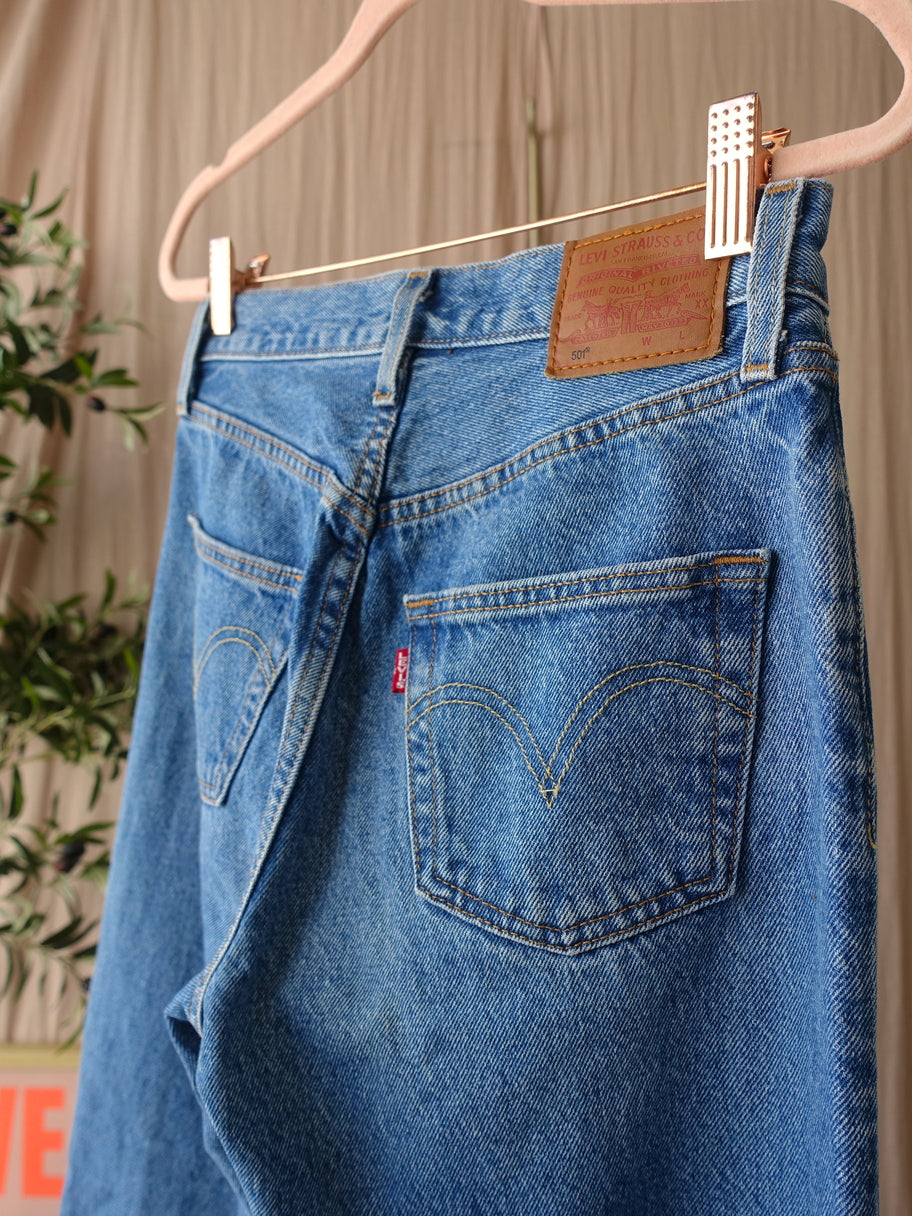 Levi's 501 original high waist mediumstone