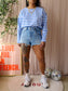 Levi's 501 original short mediumstone denim